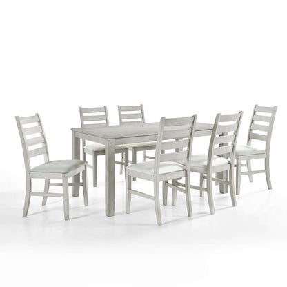 New Classic Furniture - Pascal 59in Rectangle Dining Table-Driftwood - D1652-10 veiw 2