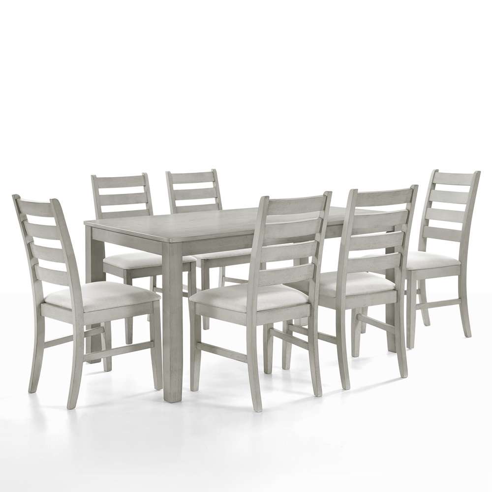 New Classic Furniture - Pascal 59in Rectangle Dining Table-Driftwood - D1652-10 veiw 3