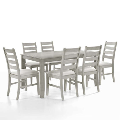 New Classic Furniture - Pascal 59in Rectangle Dining Table-Driftwood - D1652-10 veiw 3