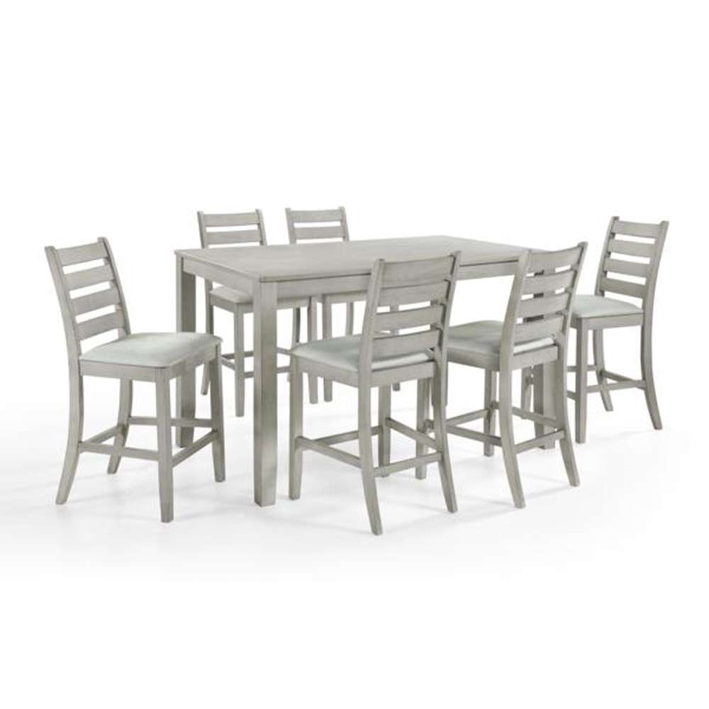 New Classic Furniture - Pascal Counter Dining Table-Driftwood - D1652-12 veiw 2