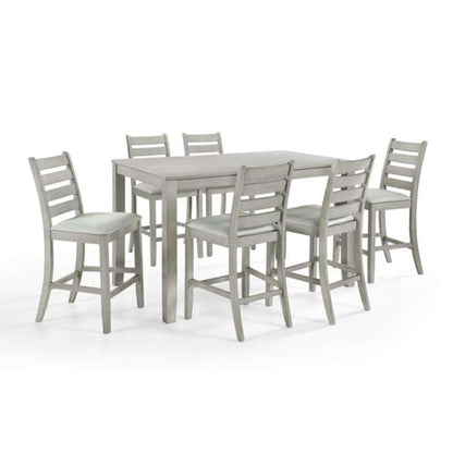 New Classic Furniture - Pascal Counter Dining Table-Driftwood - D1652-12 veiw 2