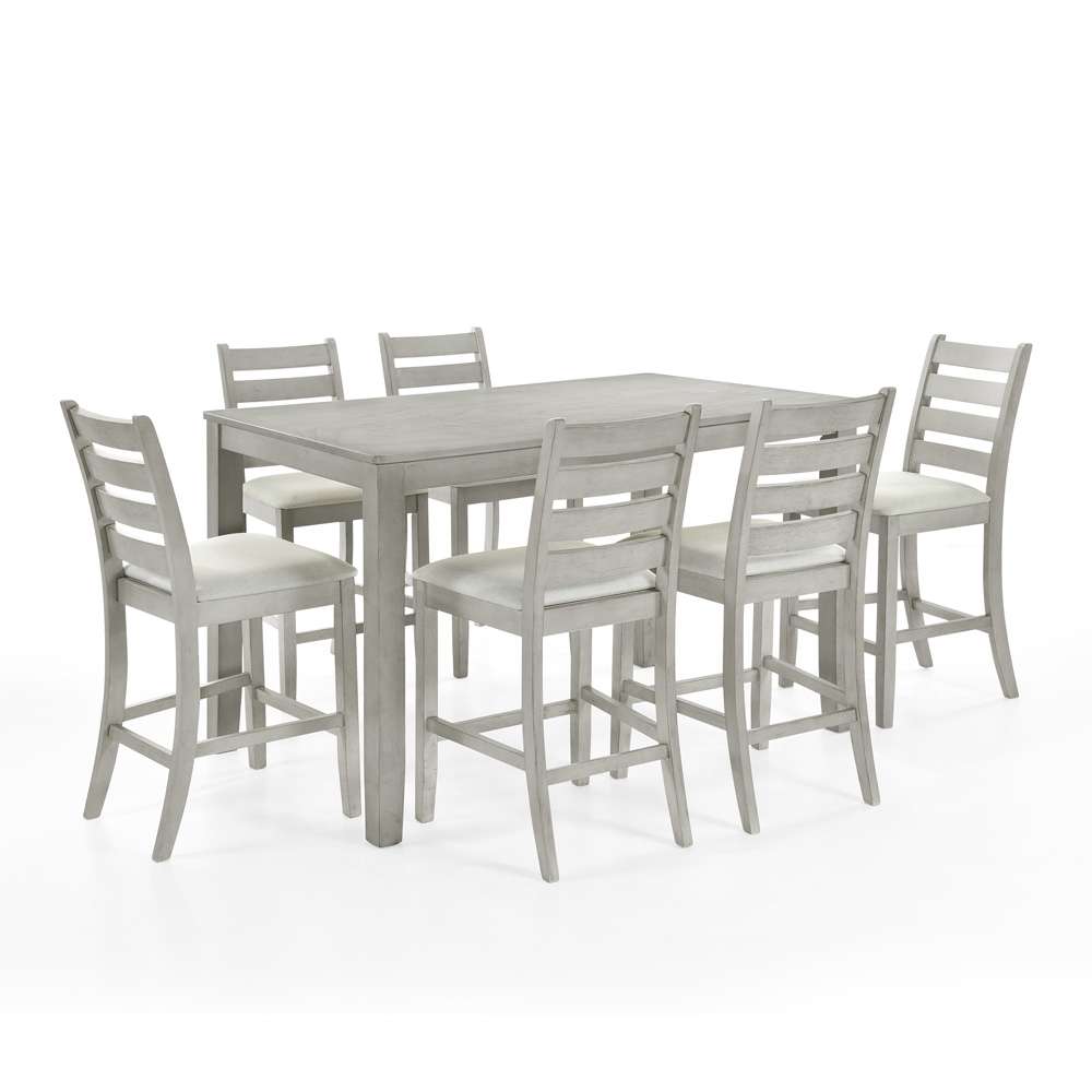 New Classic Furniture - Pascal Counter Dining Table-Driftwood - D1652-12 veiw 3