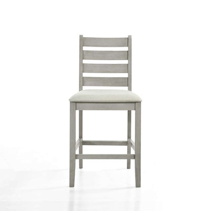New Classic Furniture - Pascal  Ladderback Counter Chair (Set of 2)-Driftwood - D1652-22 veiw 3