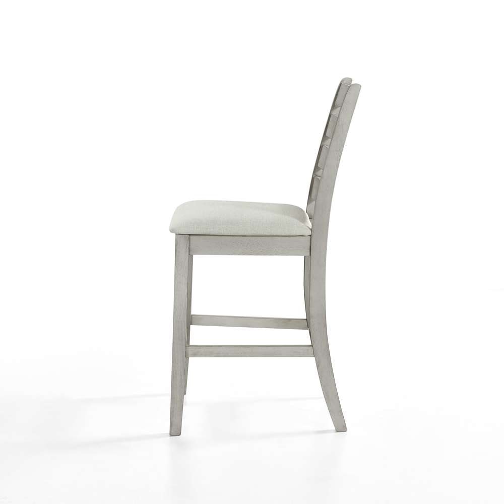 New Classic Furniture - Pascal  Ladderback Counter Chair (Set of 2)-Driftwood - D1652-22 veiw 4
