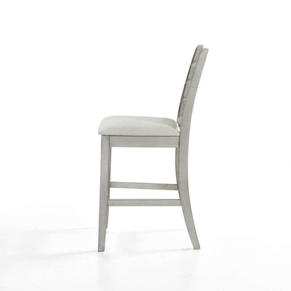 New Classic Furniture - Pascal  Ladderback Counter Chair (Set of 2)-Driftwood - D1652-22 veiw 4
