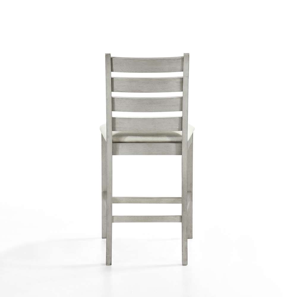 New Classic Furniture - Pascal  Ladderback Counter Chair (Set of 2)-Driftwood - D1652-22 veiw 6