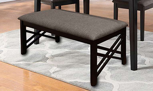 New Classic Furniture - Potomac Dining Bench-Brown/Black - D4832B-25 veiw 1