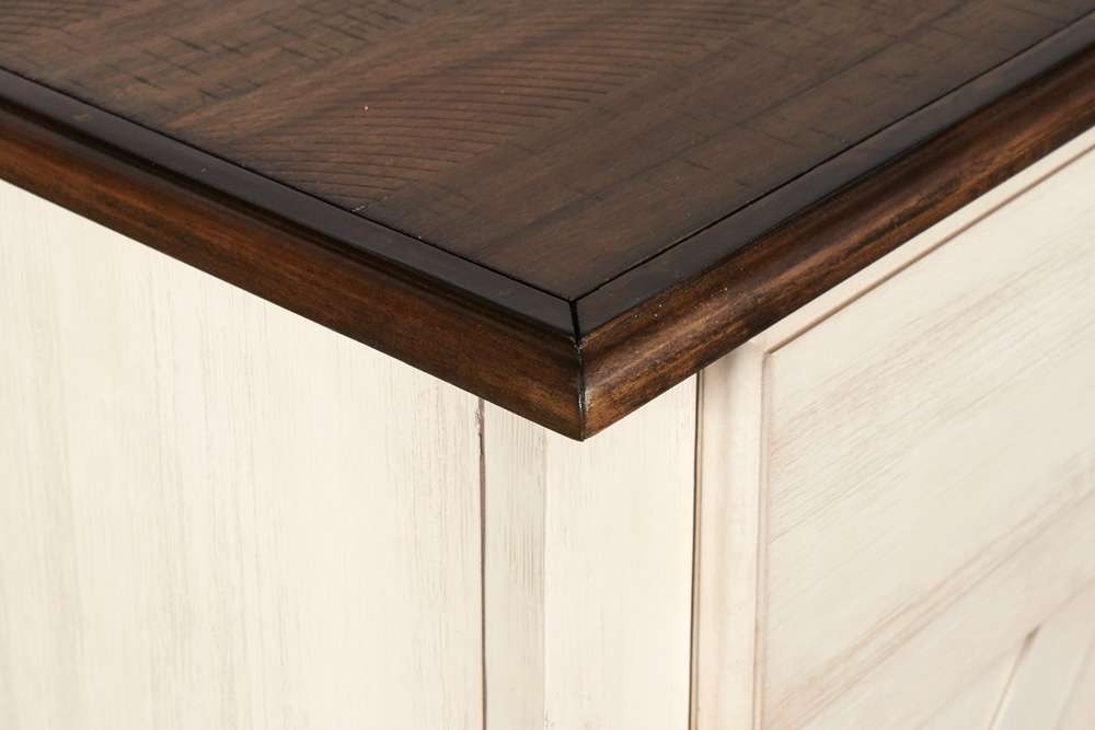New Classic Furniture - Prairie Point Server-Cottage White - D058W-30 veiw 6