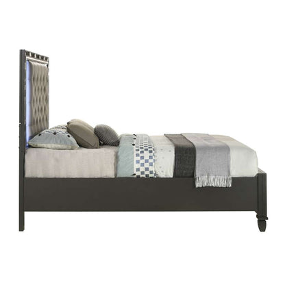 New Classic Furniture - Radiance Black W / Storage - 5/0 Queen Bed - 00-976K-S300 veiw 5