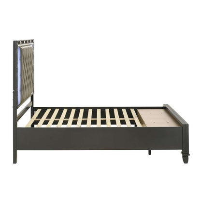 New Classic Furniture - Radiance Black W / Storage - 5/0 Queen Bed - 00-976K-S300 veiw 6