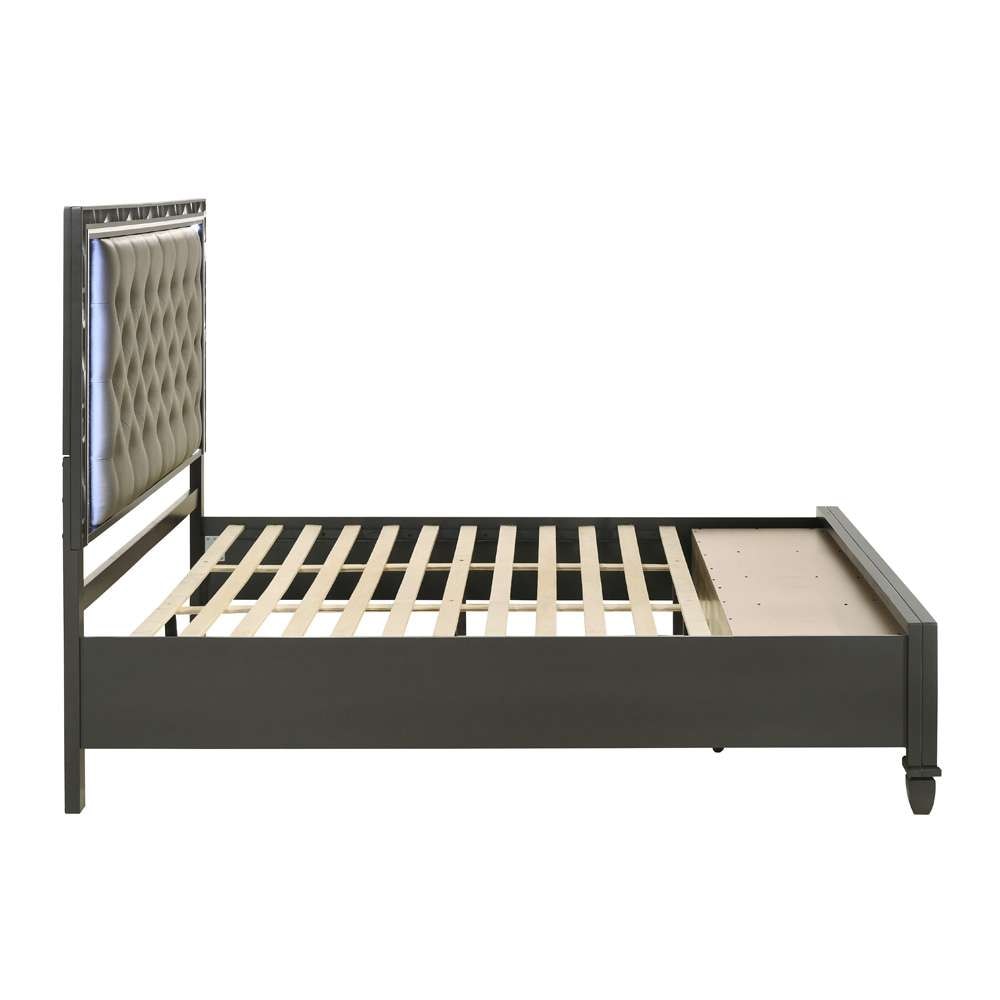 New Classic Furniture - Radiance Black W / Storage - 6/0 Wk Bed - 00-976K-S200 veiw 6