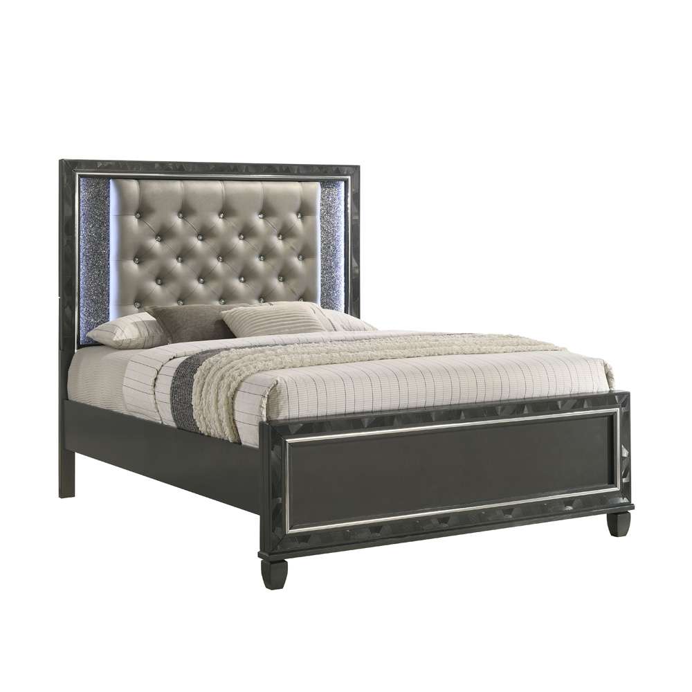 New Classic Furniture - Radiance Blk - 5/0 Queen Bed - 00-976K-300 view 1