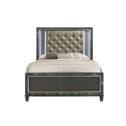 New Classic Furniture - Radiance Blk - 5/0 Queen Bed - 00-976K-300 veiw 3