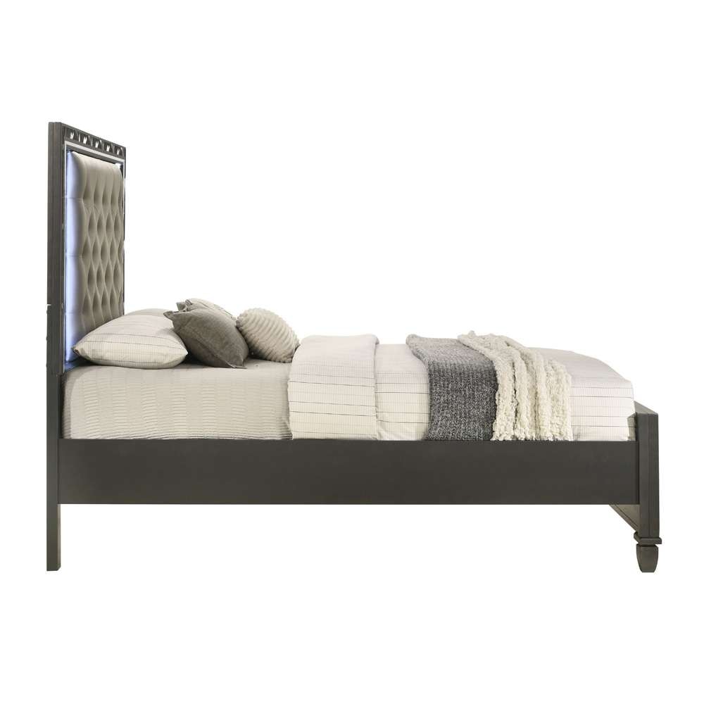 New Classic Furniture - Radiance Blk - 5/0 Queen Bed - 00-976K-300 veiw 4