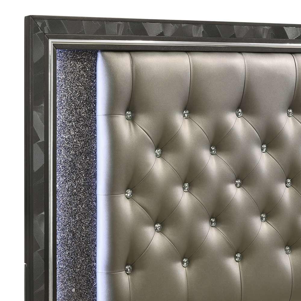 New Classic Furniture - Radiance Blk - 6/0 Wk Bed - 00-976K-200 veiw 6