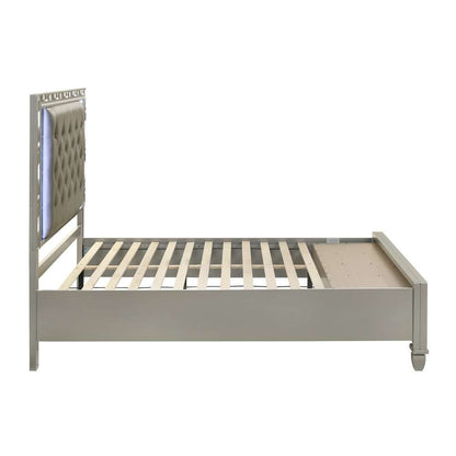 New Classic Furniture - Radiance  Silver W /Storage  - 5/0 Queen Bed - 00-976S-S300 veiw 5