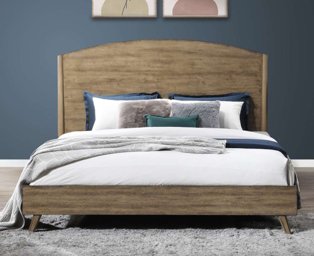 New Classic Furniture - Rex 6/6-6/0 Ek/Wk Headboard, Footboard & Slats-Walnut - B1078-115 veiw 1