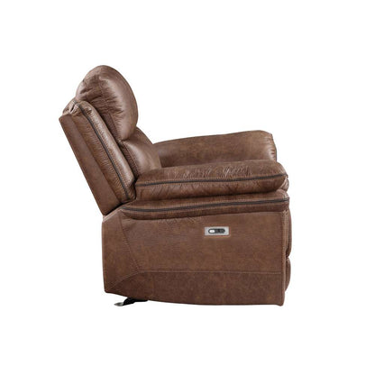 New Classic Furniture - Ryland Glider Recliner W/Pwr Fr- Brown - U5985-13P1-BRN veiw 4