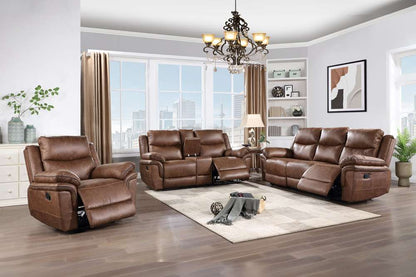 New Classic Furniture - Ryland Sofa W/Dual Recliner- Brown - U5985-30-BRN veiw 3