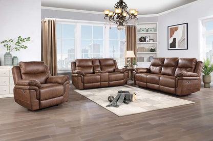 New Classic Furniture - Ryland Sofa W/Pwr Fr- Brown - U5985-30P1-BRN veiw 3