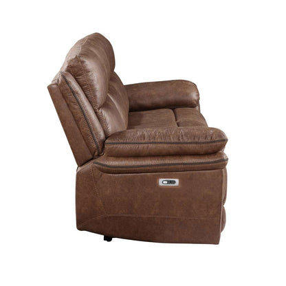 New Classic Furniture - Ryland Sofa W/Pwr Fr- Brown - U5985-30P1-BRN veiw 6