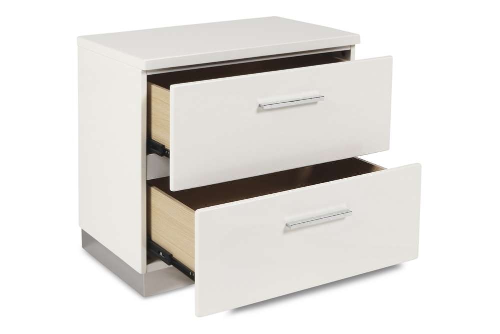 New Classic Furniture - Sapphire Nightstand-White - B2643-040 veiw 2