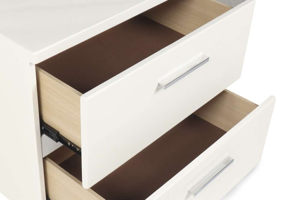 New Classic Furniture - Sapphire Nightstand-White - B2643-040 veiw 5