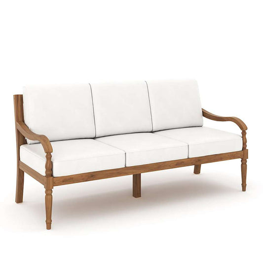New Classic Furniture - Savannah Outdoor Sofa-White Linen - G841W-30 veiw 1
