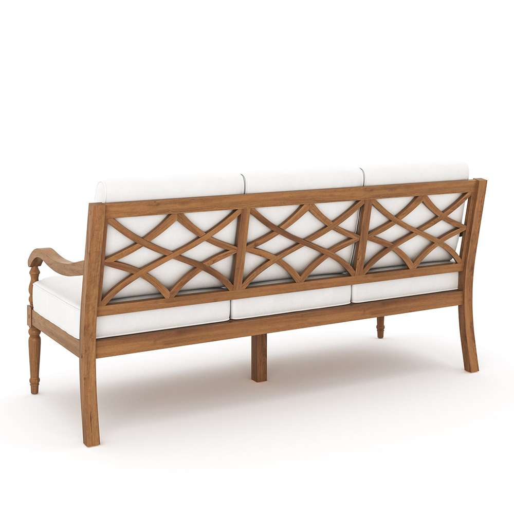 New Classic Furniture - Savannah Outdoor Sofa-White Linen - G841W-30 veiw 3