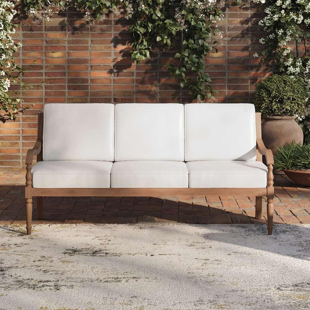 New Classic Furniture - Savannah Outdoor Sofa-White Linen - G841W-30 veiw 4