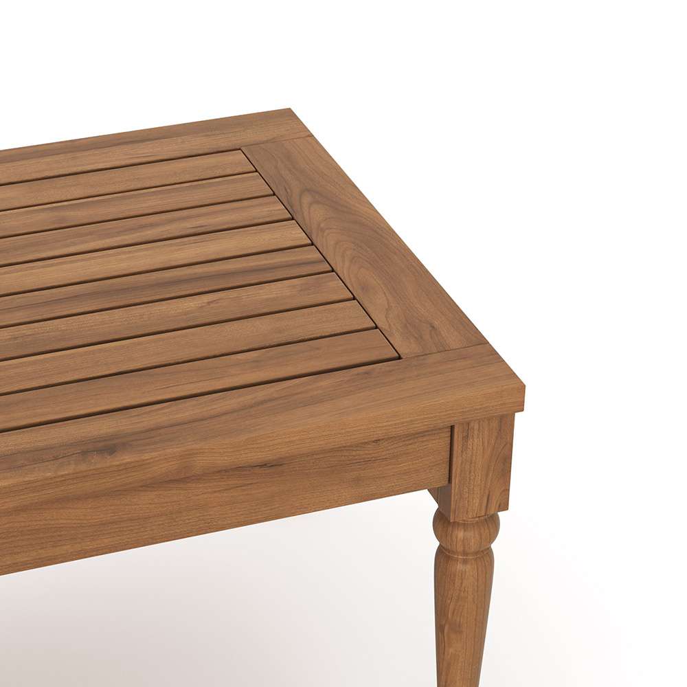New Classic Furniture - Savannah Outdoor Solid Wood Coffee Table-Natural - G841-CT veiw 2