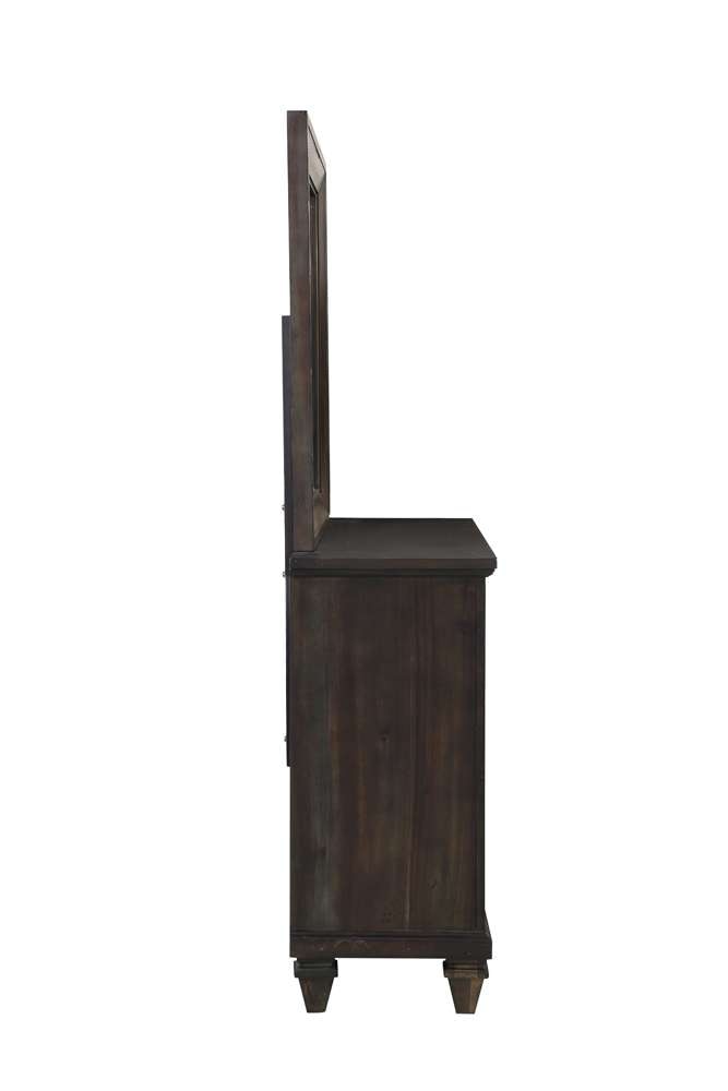 New Classic Furniture - Sevilla Mirror-Walnut - B2264-060 veiw 2