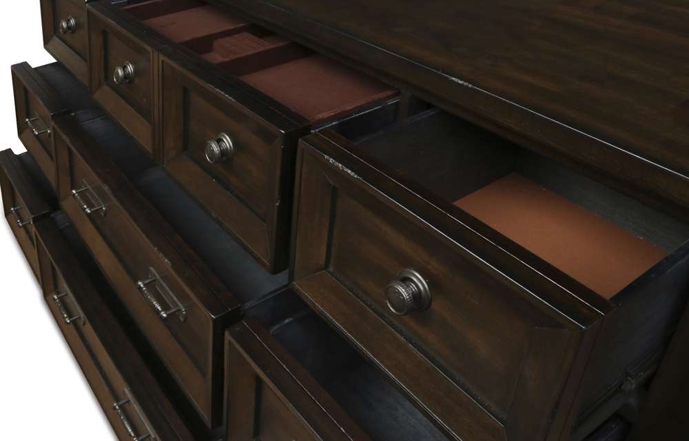 New Classic Furniture - Sevilla Mirror-Walnut - B2264-060 veiw 6