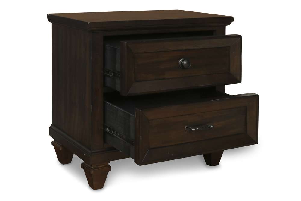 New Classic Furniture - Sevilla Nightstand -Walnut - B2264-040 veiw 2