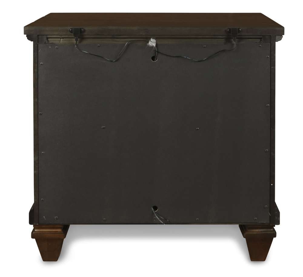 New Classic Furniture - Sevilla Nightstand -Walnut - B2264-040 veiw 5