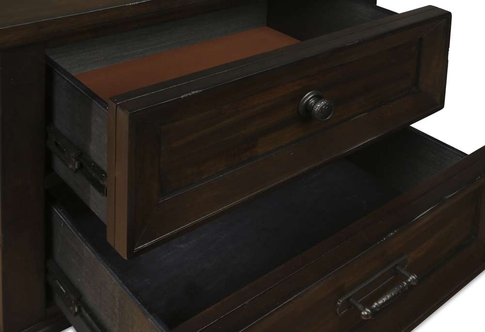 New Classic Furniture - Sevilla Nightstand -Walnut - B2264-040 veiw 6