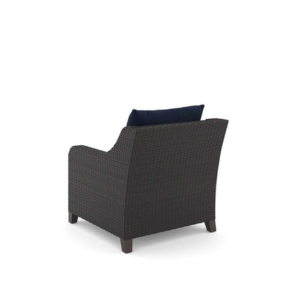 New Classic Furniture - Skye Outdoor Patio Chair And Ottoman 4 Pc Set-2 Chairs, 2 Ottoman-Blue - 60-807C-4CP veiw 5