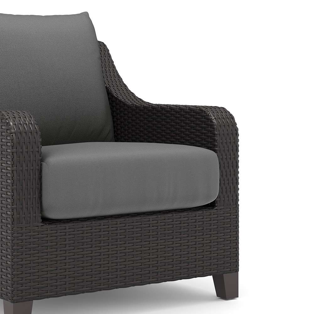 New Classic Furniture - Skye Outdoor Patio Chair And Ottoman 4 Pc Set-2 Chairs, 2 Ottoman-Gray - 60-807G-4CP veiw 6