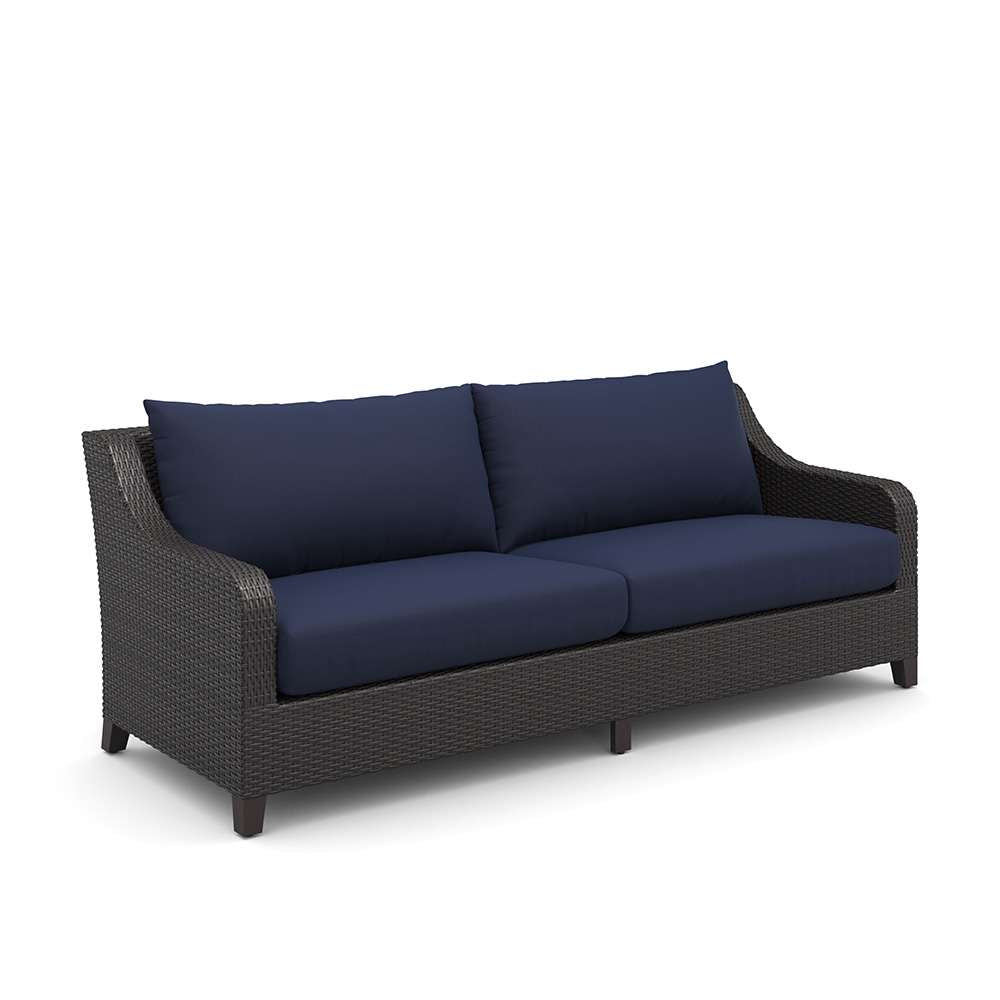 New Classic Furniture - Skye Outdoor Patio Conversation  6 Pc Set-Sofa, 2 Chairs, 2 Ottoman, Coffee Table-Blue - 60-807C-6P veiw 4