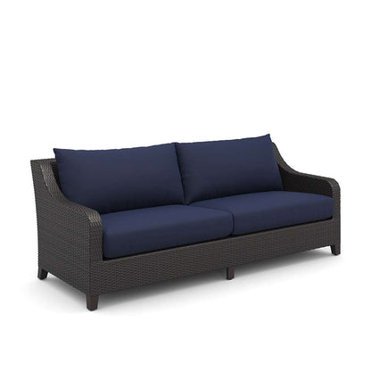 New Classic Furniture - Skye Outdoor Patio Conversation  6 Pc Set-Sofa, 2 Chairs, 2 Ottoman, Coffee Table-Blue - 60-807C-6P veiw 4