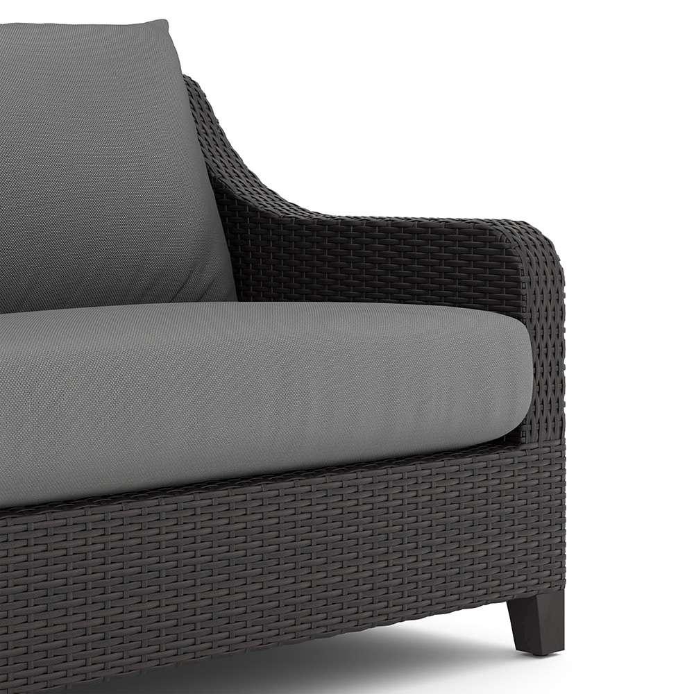 New Classic Furniture - Skye Outdoor Patio Conversation  6 Pc Set-Sofa, 2 Chairs, 2 Ottoman, Coffee Table-Gray - 60-807G-6P veiw 5