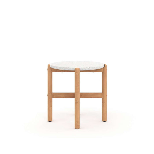 New Classic Furniture - Solstice Outdoor End Table Terrazzo Top - G823-ET-TP veiw 2