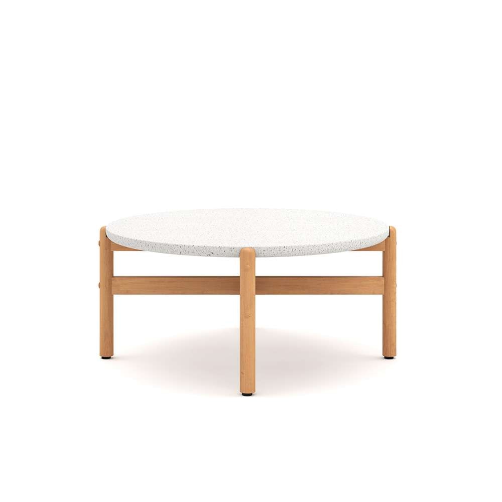 New Classic Furniture - Solstice Outdoor Solid Wood Coffee Table With Terazzo Top - 60-823-CT veiw 1
