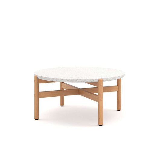 New Classic Furniture - Solstice Outdoor Solid Wood Coffee Table With Terazzo Top - 60-823-CT veiw 2
