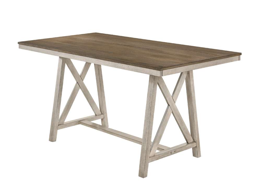 New Classic Furniture - Somerset Counter Table -Vintage White - D2959-12 veiw 2