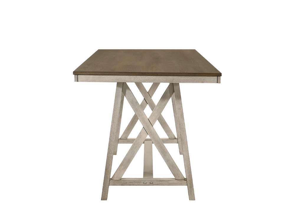 New Classic Furniture - Somerset Counter Table -Vintage White - D2959-12 veiw 4
