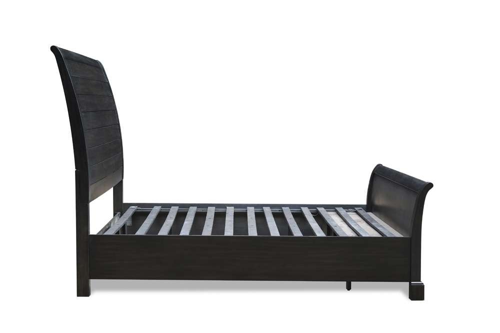 New Classic Furniture - Stafford County 5/0 Q Storage Bed - Walnut - 00-322-300 veiw 4