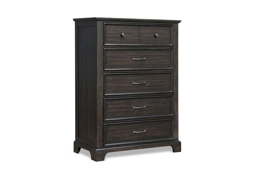 New Classic Furniture - Stafford County Chest-Walnut - B322-070 veiw 2