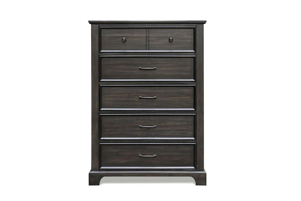 New Classic Furniture - Stafford County Chest-Walnut - B322-070 veiw 3