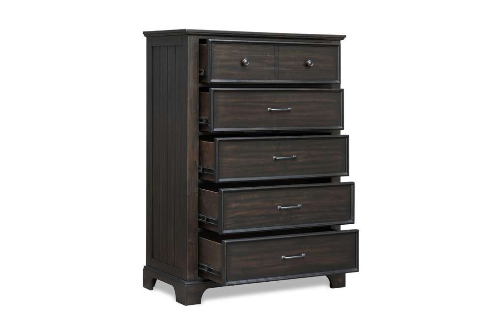 New Classic Furniture - Stafford County Chest-Walnut - B322-070 veiw 5